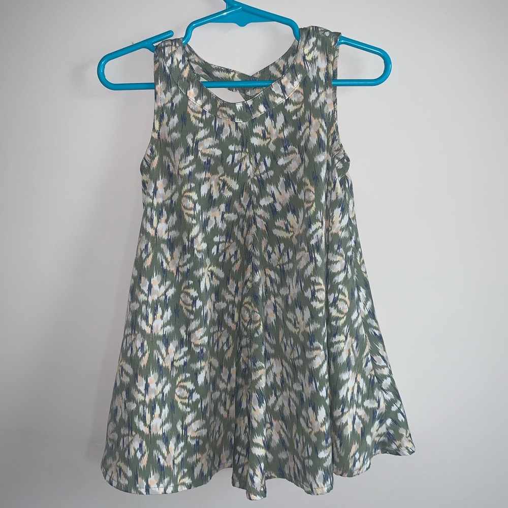 Toddler Girl Olive Dress